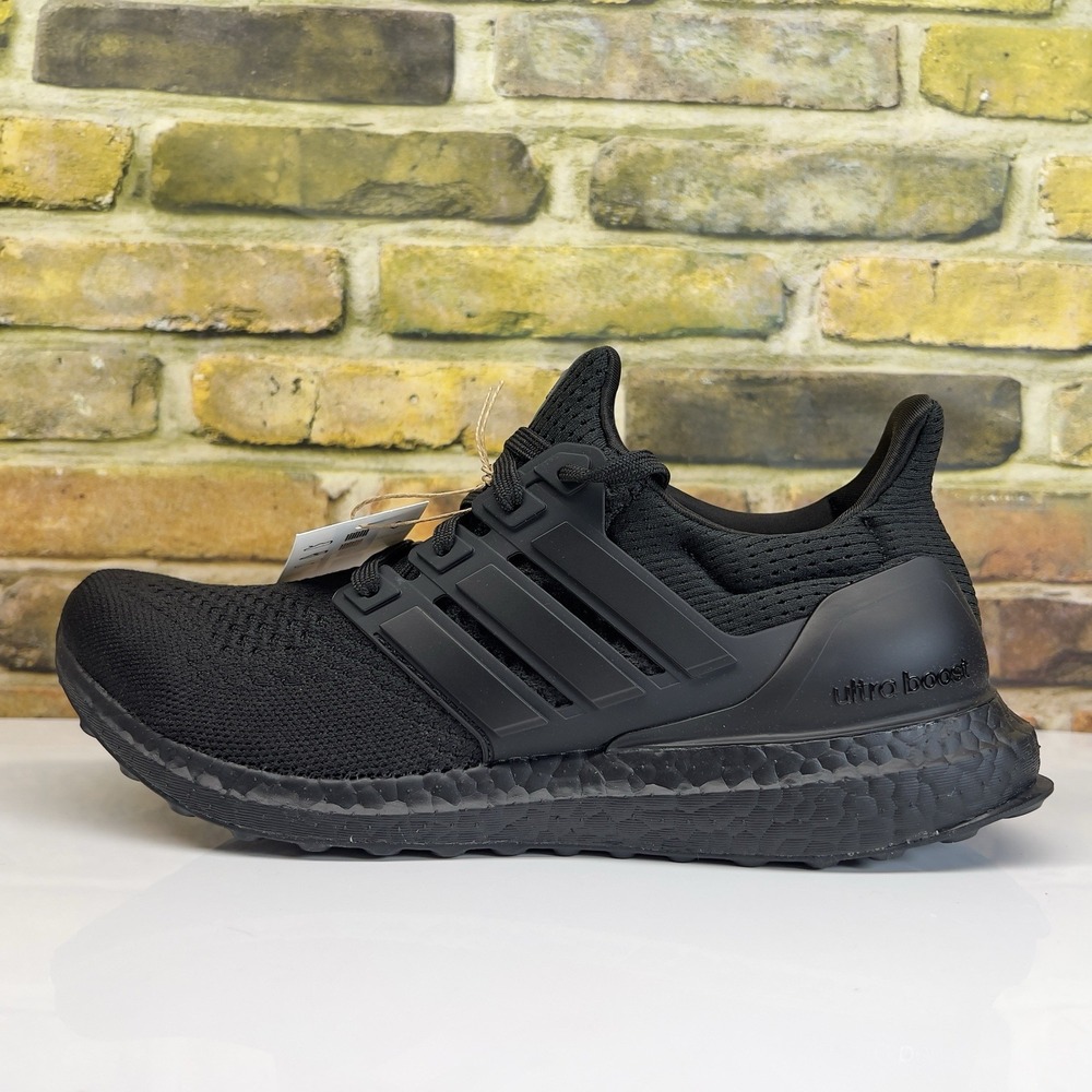 Men's Size 8 - Adidas UltraBoost 1.0 DNA Triple Black Running Shoes Gym HQ4199